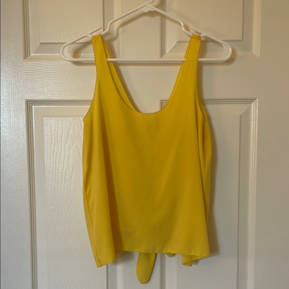 $5! 2 for $10🌹RACHEL Rachel Roy Yellow Sleeveless Tank Top Sz S